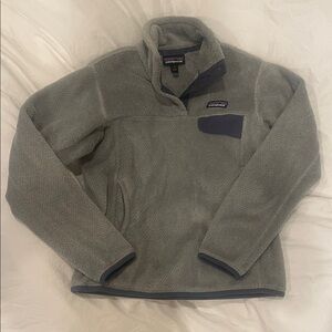 Patagonia Gray Quarter-Zip Fleece